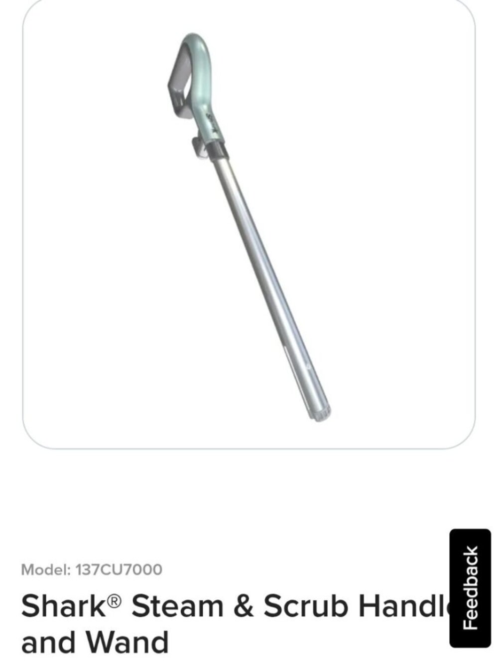 New Shark® Steam & Scrub Handle and Wands $37.99 MSRP each